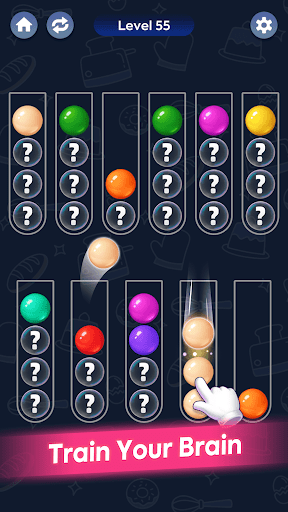 Rangli to'p o'yini - Sort Puzzle